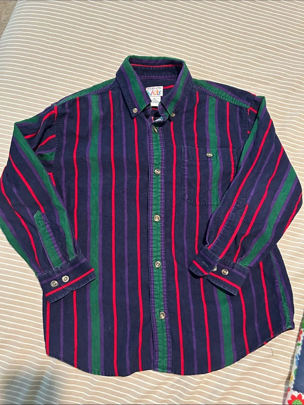 Vintage Kids Corduroy Button-down